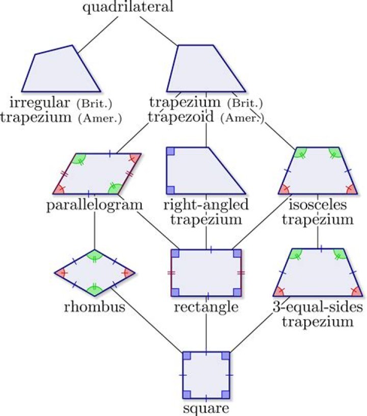 Are all trapezoids Quadrilaterals True or false