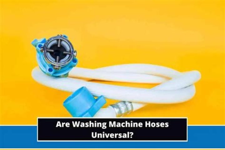 Are all washing machine hoses the same