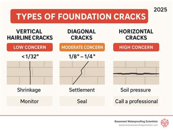 Are small hairline cracks in foundation normal?