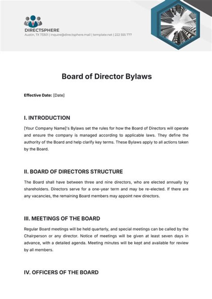 Bylaws - How To Discuss