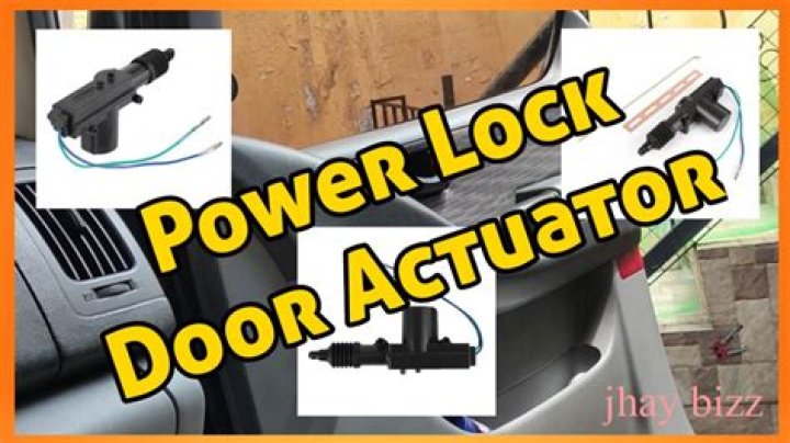 Can a power door lock actuator be bad?