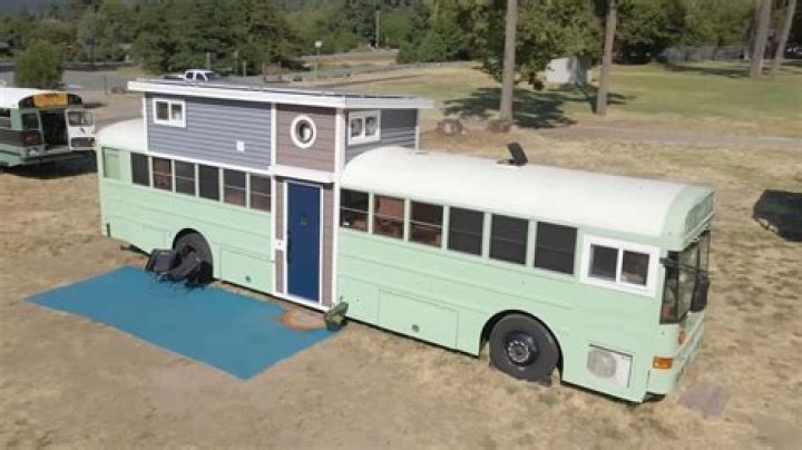 Can a school bus be converted to a motorhome?
