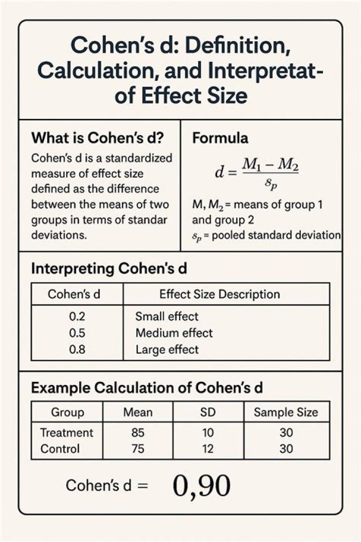 Can Cohens d be larger than 1