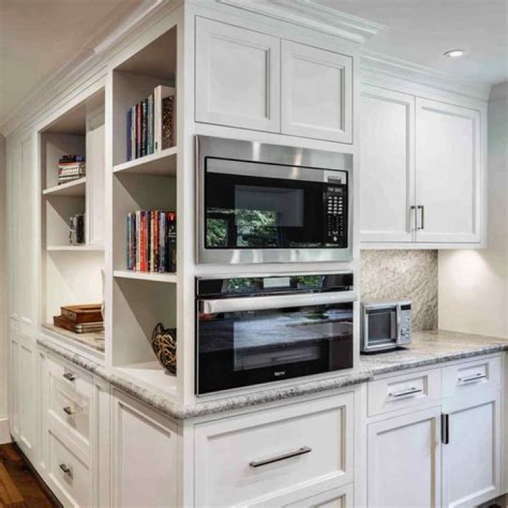 Can countertop microwaves be built in