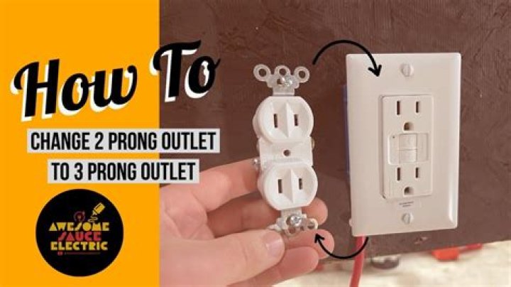 Can I change a two prong outlet to three