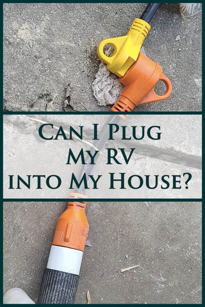 Can I plug my RV into my house?