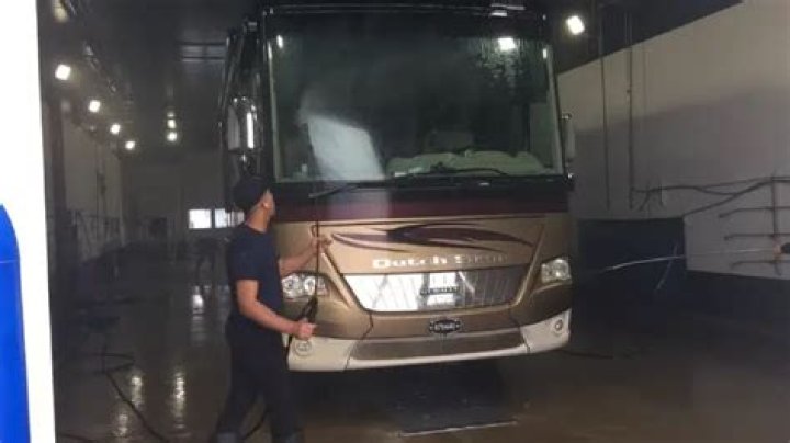 Can I wash my RV at a truck wash?