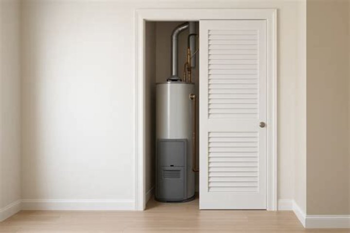 Can water heater closet be used for storage?