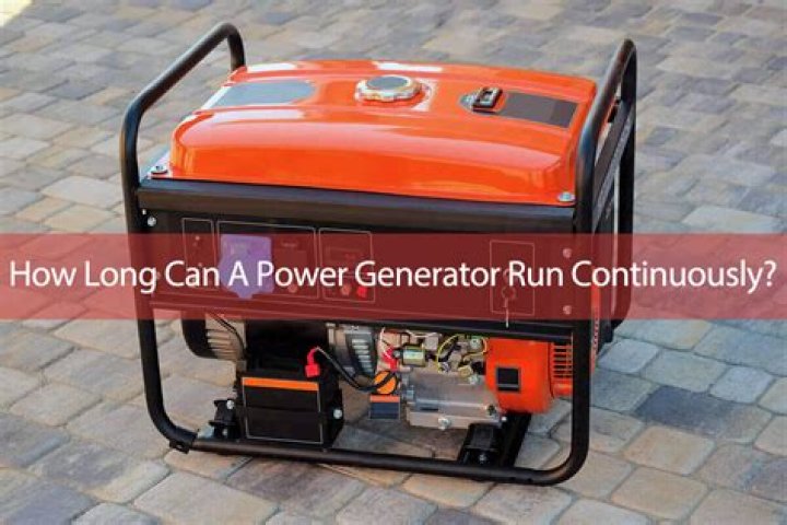 Can you continuously run a generator?