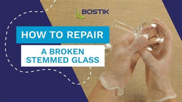 Can you fix broken glass with hot glue