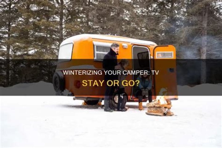 Can you leave a camper outside in winter?