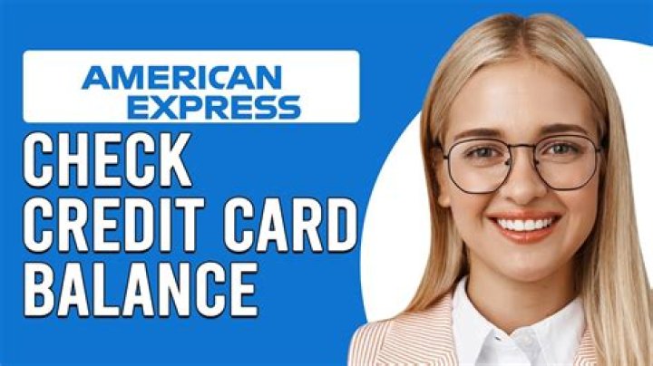 Check credit card balance - How To Discuss