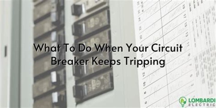 Circuit breaker keeps tripping - How To Discuss