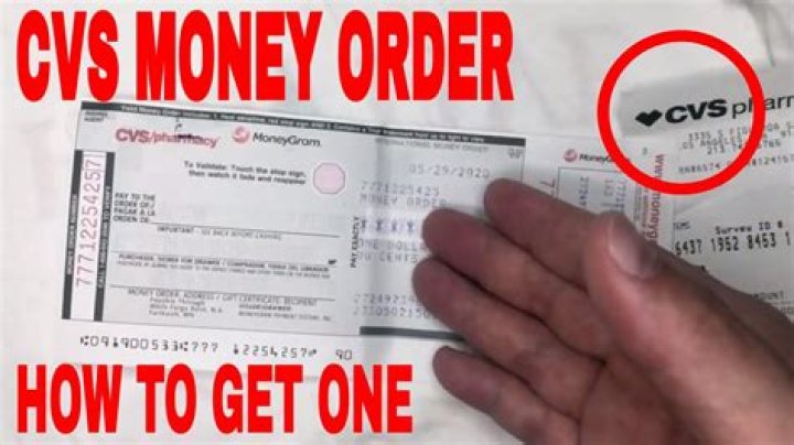 CVS Money Order - How To Discuss