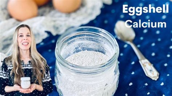 Do eggshells have calcium