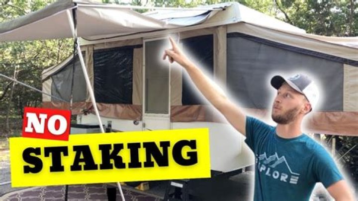 Do you unhook the tow vehicle when setting up a camper?