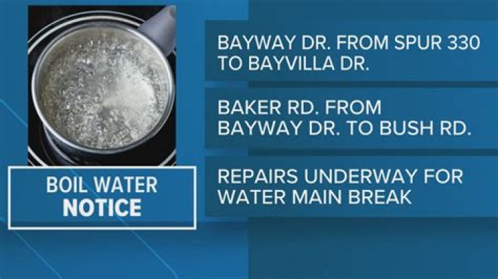 Does Bedford Texas need to boil water?