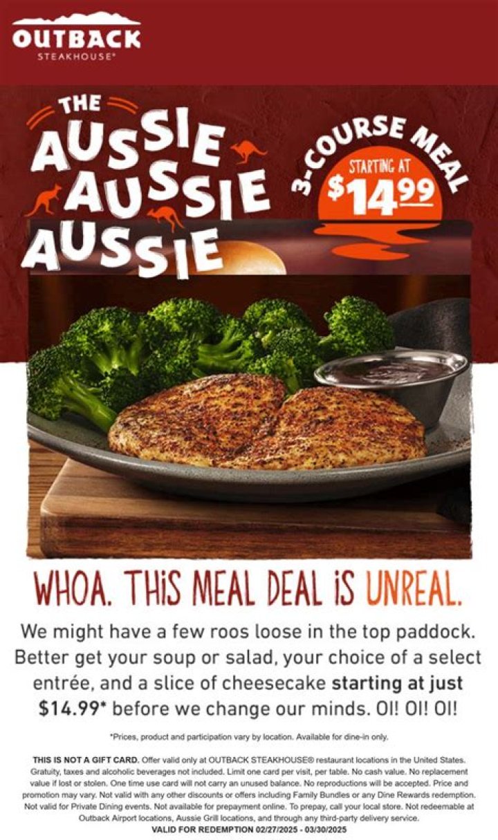 Does outback have any vegetarian options