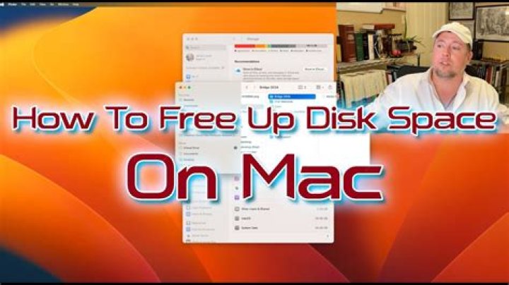 Free up space on mac