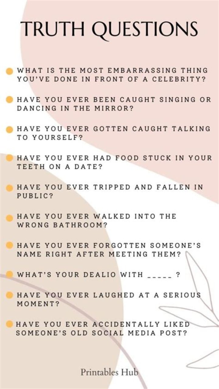 Good truth questions - How To Discuss