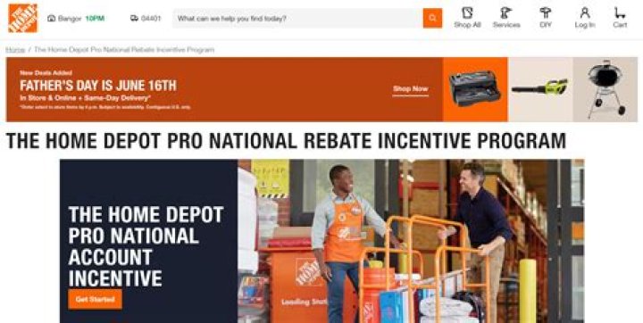 Home Depot Rebate - How To Discuss