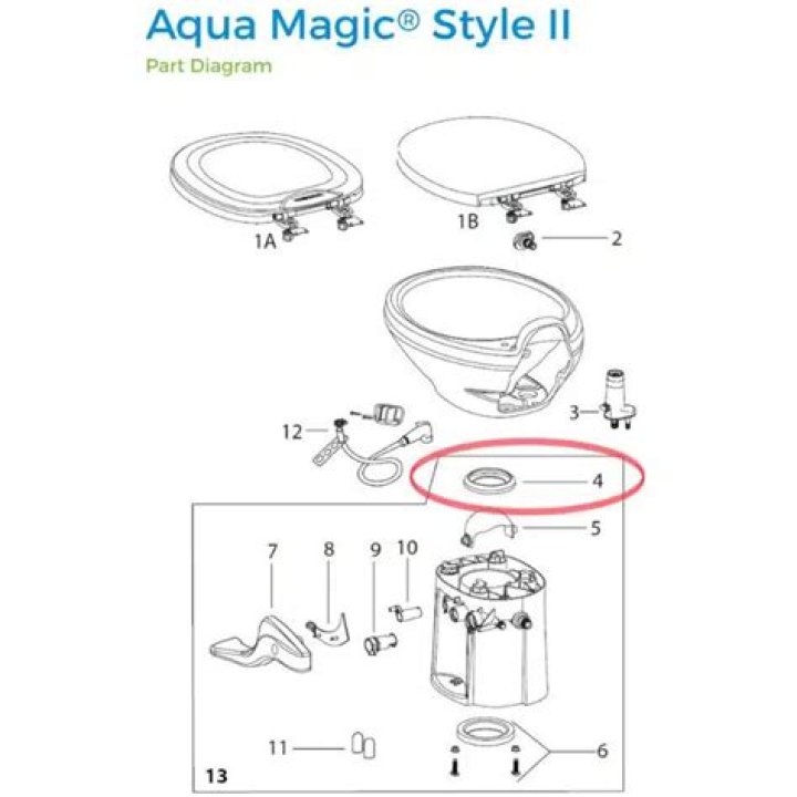 How big is an Aqua Magic hand flush toilet?