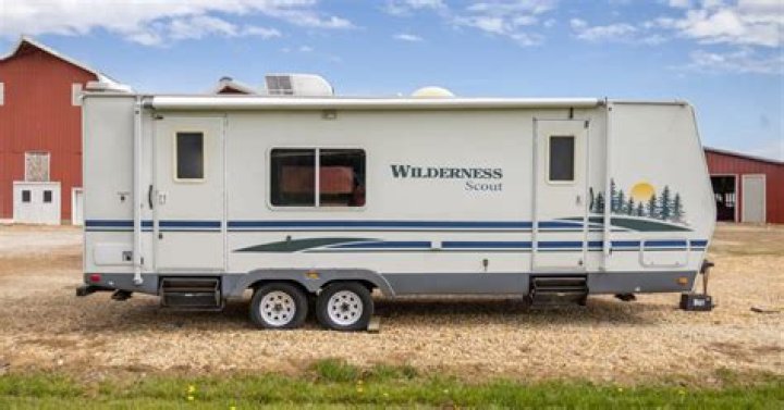 How big is the Fleetwood wilderness park trailer?