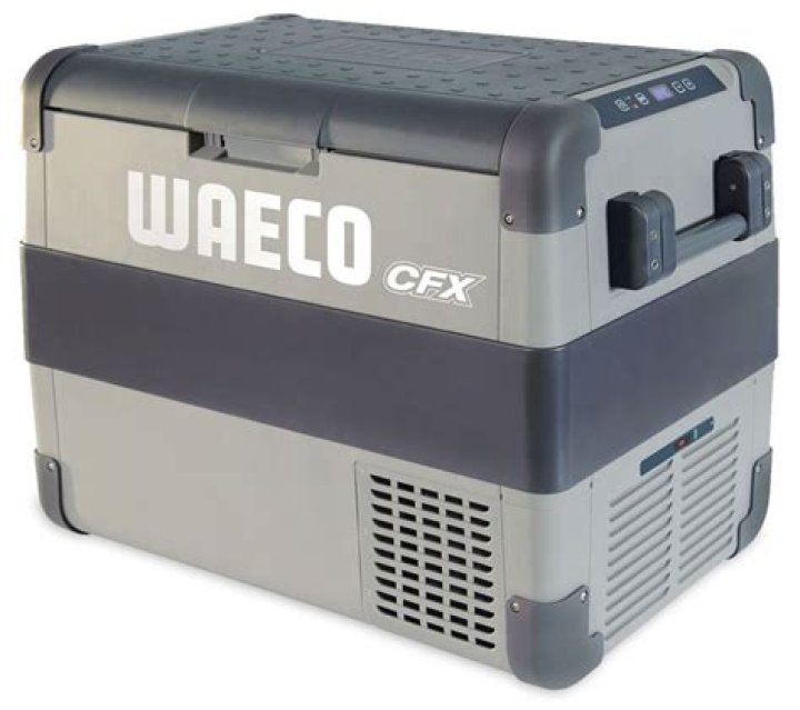 How big is the freezer on a Waeco Dometic caravan?