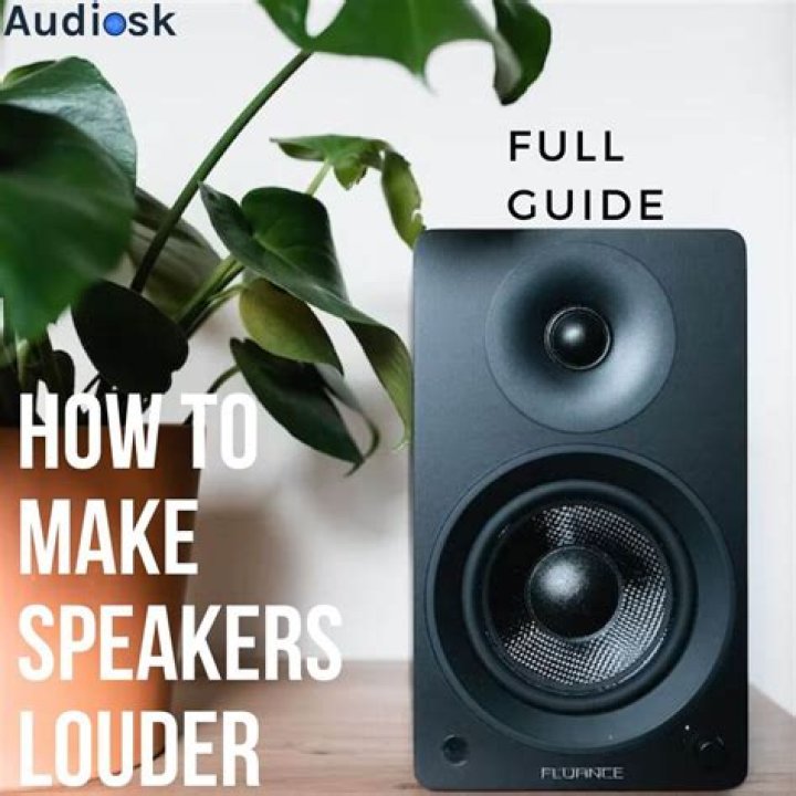 How can I make my outdoor speakers louder?