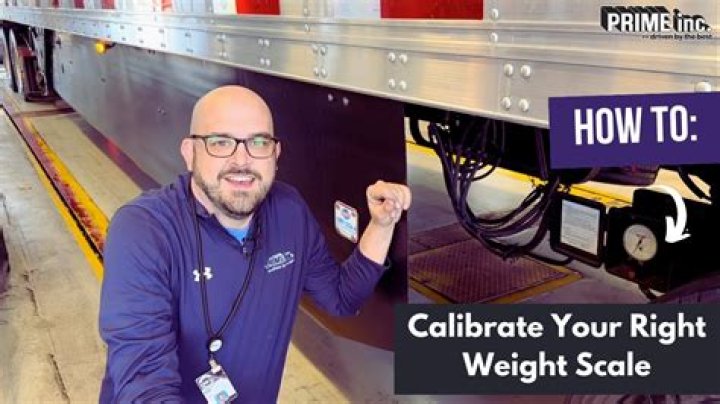How do I calibrate my weight machine