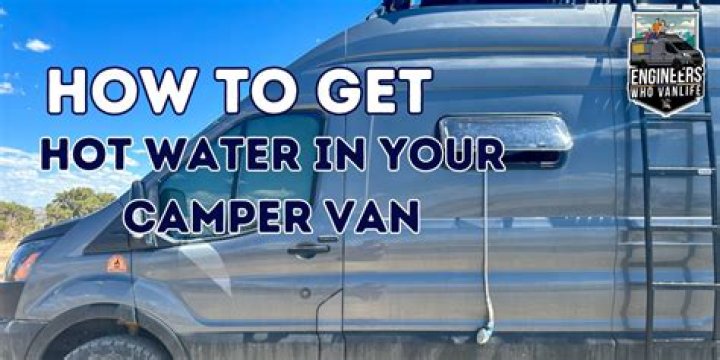 How do I get hot water in my travel trailer?