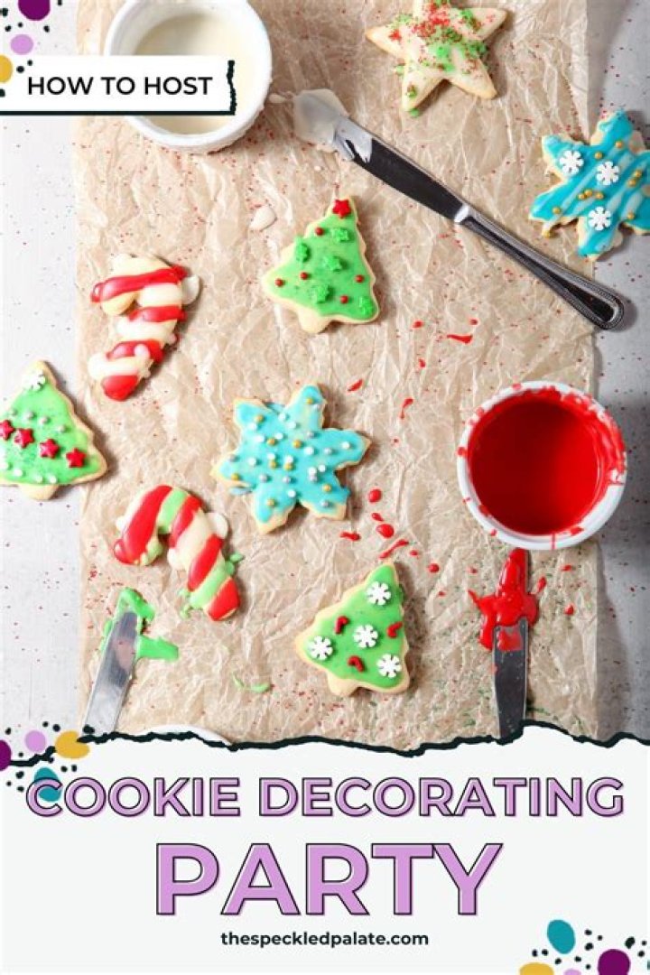 How do I host a cookie decorating party