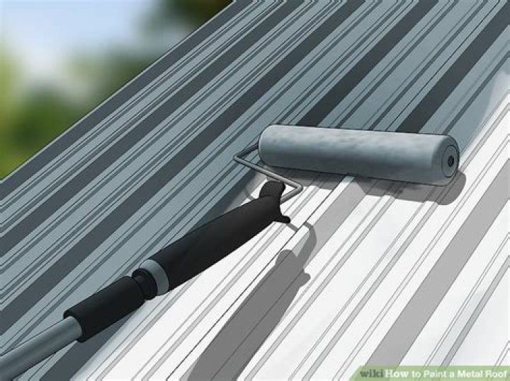 How do I paint my roof with a roller