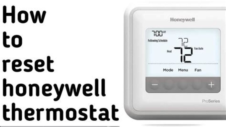 How do I reset my vivint smart thermostat