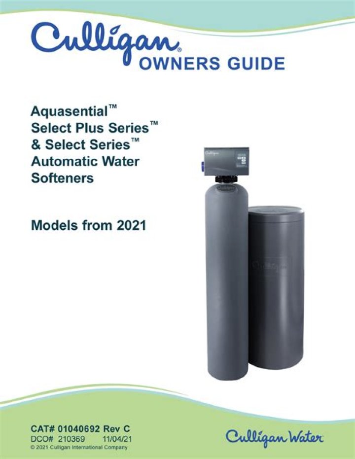 How do I set the regeneration time on my Culligan water softener
