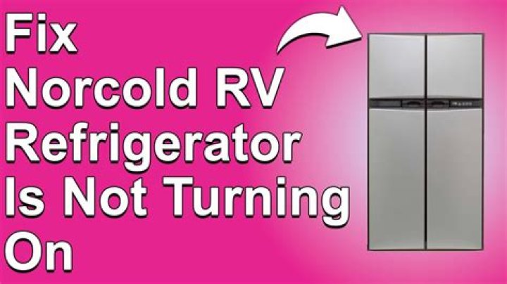 How do I turn on my Norcold gas refrigerator?