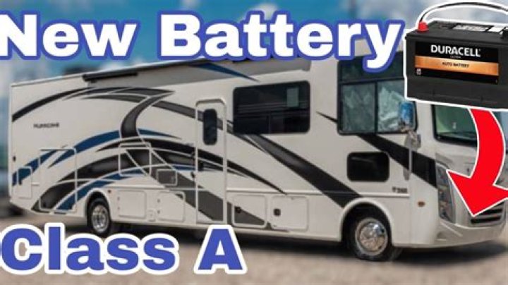 How do the house batteries charge in an RV?