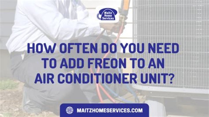 How do you add Freon to an RV?