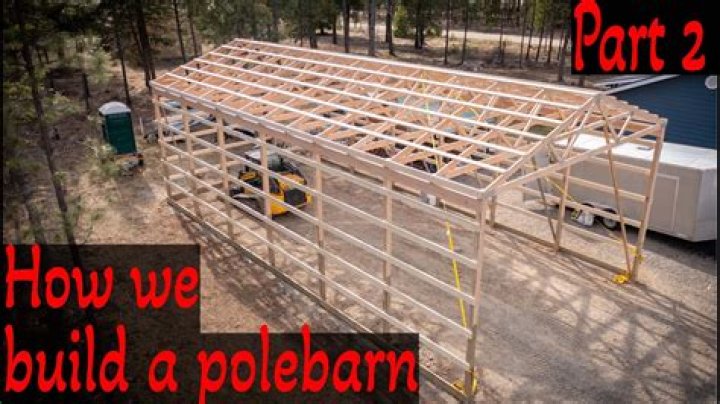 How do you build a pole barn