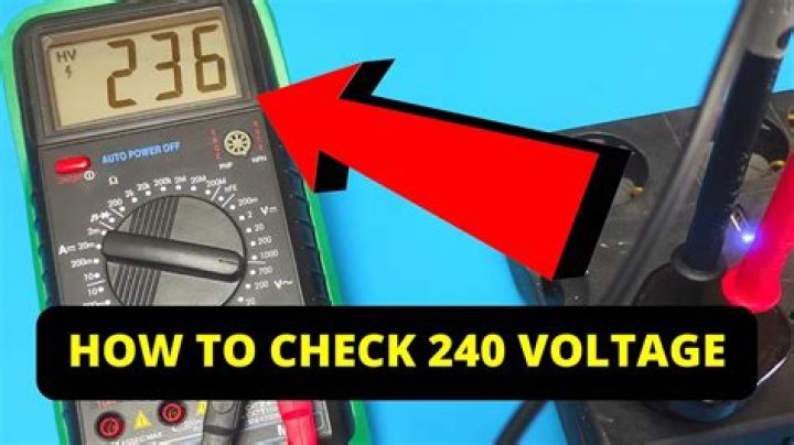 How do you check voltage with a voltage tester?