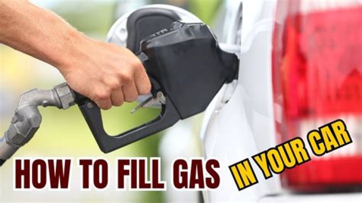 How do you fill a gas tank without a cap?
