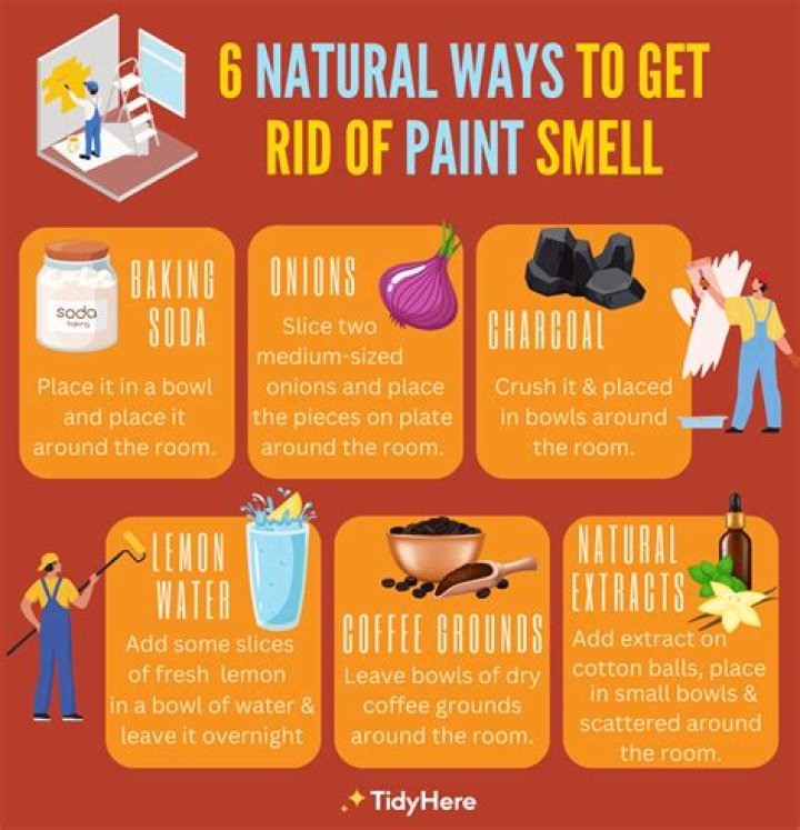 How do you get rid of old paint smell