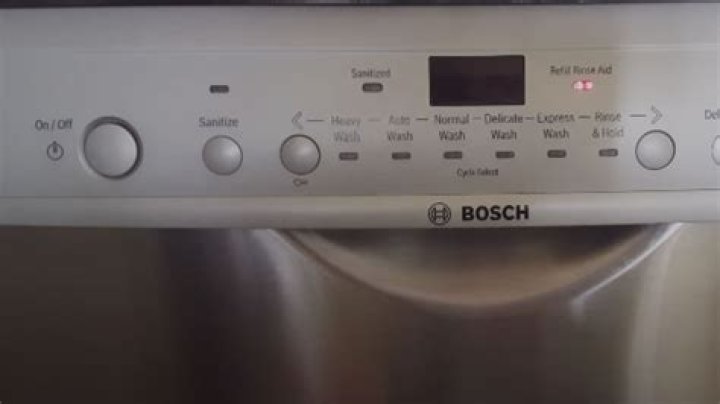 How do you know when Bosch dishwasher is done