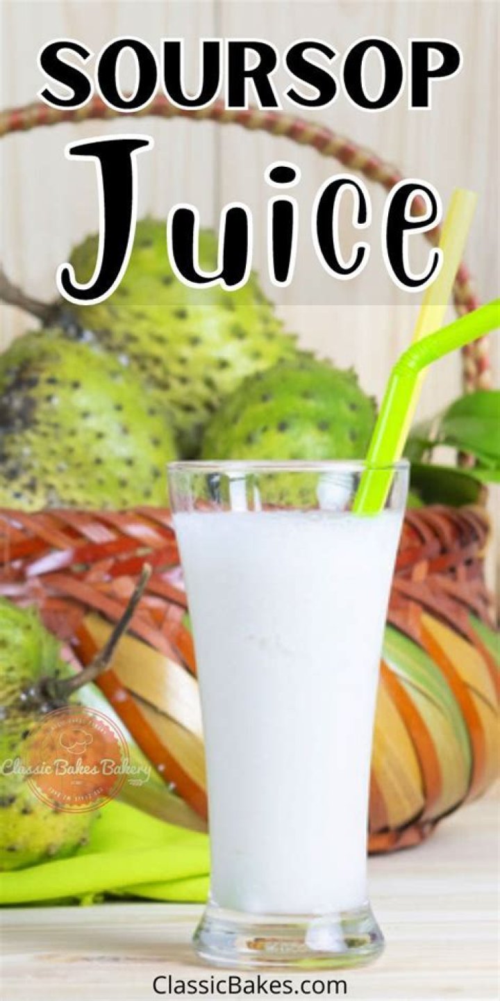 How do you mix soursop juice