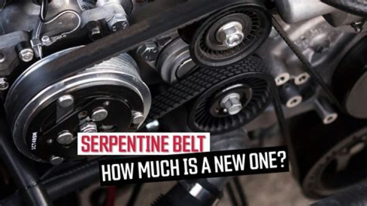 How do you remove a serpentine belt from an alternator?