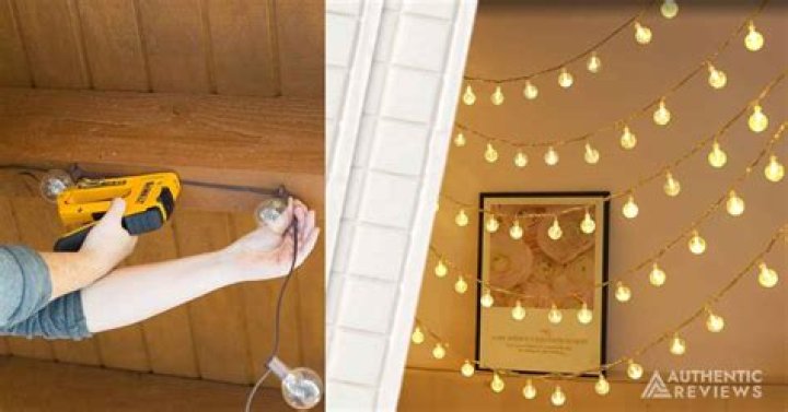How do you remove rope lights from wall?