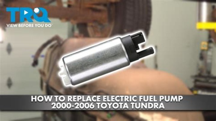 How do you replace fuel pump on 1999 Southwind 35?