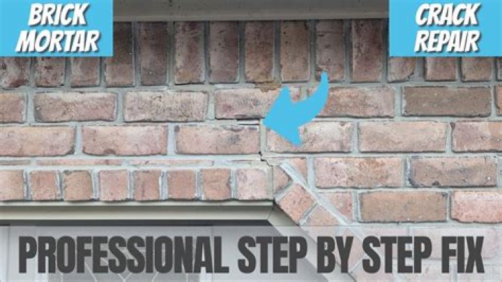 How do you replace mortar in brick