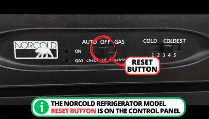 How do you reset a Norcold n841?