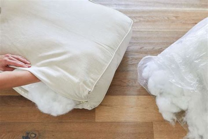 How do you Restuff a pillow